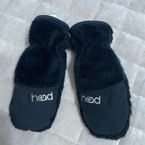 5/$15 Closet Sale! Boys Black HEAD Mittens, XXSmall